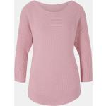 Linea Tesini Damen Pullover mit rundem Ausschnitt, rosa, Farbe:Rosa, Größe:48