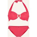 Rote Lingadore Neckholder-Bikinis aus Polyamid für Damen Größe M 