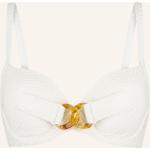 Goldene Lingadore Bikini-Tops Metallic mit Bügel für Damen Größe S Große Größen 