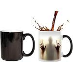 Schwarze The Walking Dead Kaffeetassen 350 ml mit Halloween-Motiv aus Keramik 
