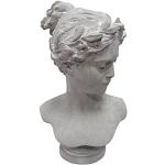linoows Biedermeier Büste, Büste in Sandstein Optik, Skulptur Aphrodite 36 cm