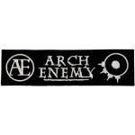 Arch Enemy - silver red small Aufnäher Besticktes Patch zum Aufbügeln Applique Souvenir Zubehör
