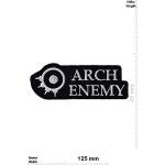 Arch Enemy Silver Red Small Aufnäher Besticktes Patch zum Aufbügeln Applique