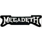 Große Größe MEGADETH Patch Music Band Heavy Metal Punk Rock Logo Jacke T-Shirt Patch Nähen Eisen auf gesticktem Abzeichen Emblem Zeichen Applique Souvenir Zubehör