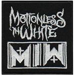 Motionless In White Metalcore Aufnäher Besticktes Patch zum Aufbügeln Applique