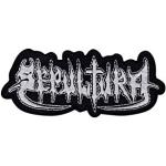 Sepultura Silver Metal Band Aufnäher Besticktes Patch zum Aufbügeln Applique