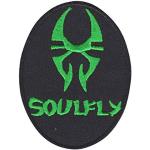 LipaLipaNa Soulfly Metal Band_1 Aufnäher Besticktes Patch zum Aufbügeln Applique