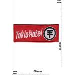 LipaLipaNa Tokio Hotel Small Red Aufnäher Besticktes Patch zum Aufbügeln Applique