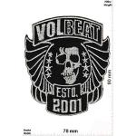 Volbeat Vol Beat - Esto. 2001 Aufnäher Besticktes Patch zum Aufbügeln Applique Souvenir Zubehör