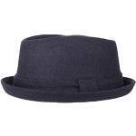 Dunkelblaue Unifarbene LIPODO Trilbies & Fedora-Hüte aus Filz 57 für Damen Übergrößen für den für den Winter 
