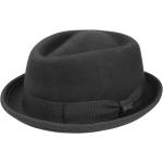 Schwarze LIPODO Trilbies & Fedora-Hüte aus Filz für Herren für den für den Sommer 