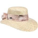 Rosa Elegante LIPODO Strohhüte aus Stroh 56 für Damen Größe XXL für den für den Sommer 