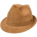 Kamelbraune Unifarbene LIPODO Trilbies & Fedora-Hüte aus Baumwolle 61 für Herren Größe XXL für den für den Sommer 