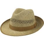 Beige LIPODO Sommerhüte aus Stroh 58 für Herren Größe XL 