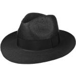 Schwarze LIPODO Sommerhüte aus Stroh 57 für Herren Übergrößen 