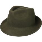 Olivgrüne Unifarbene LIPODO Trilbies & Fedora-Hüte aus Filz 60 für Damen Größe XL 