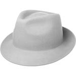 Hellgraue Unifarbene Elegante LIPODO Trilbies & Fedora-Hüte aus Filz 60 für Herren Größe XL 