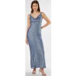 Hellblaue Lipsy Wasserfall-Ausschnitt Festliche Kleider für Damen Größe S 