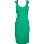 Grüne Unifarbene Etuikleider für Damen Größe S 