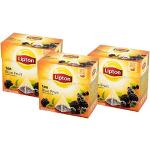 Lipton Black Tea - Blue Fruit - 20 Premium Pyramid Tea Bags [Pack of 3]