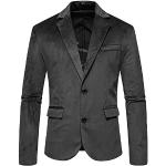 Schwarze Unifarbene Casual Tweed-Sakkos aus Tweed für Herren Größe 3 XL für Partys 