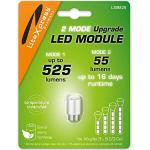 LiteXpress LXB525 2Mode Einstellbare Lichtmodi LED Upgrade Modul 525 oder 55 Lumen für 3-6 C/D-Cell Maglite Taschenlampen