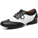 Schwarze Salsa Schuhe mit Schnürsenkel aus Veloursleder leicht für Herren Größe 44 