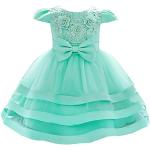 Mintgrüne Elegante Kinderfestkleider für Babys 