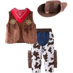 Bunte Cowboy-Kostüme aus Samt für Kinder Größe 92 