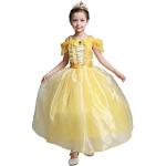 Die Schöne und das Biest Belle Schulterfreie Prinzessin-Kostüme aus Spitze für Kinder Größe 104 