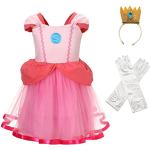 Pinke Midi Prinzessin-Kostüme für Kinder Größe 122 