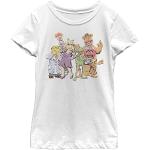 Weiße Kurzärmelige Muppet Show Kinder T-Shirts für Mädchen 