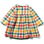 Reduzierte Bunte Little Green Radicals Bio Rundhals-Ausschnitt Kinderkleider aus Baumwolle für Mädchen Größe 98 