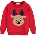 Streetwear Kinderweihnachtspullover aus Flanell für Jungen Größe 92 für den für den Winter 