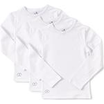 Weiße Langärmelige Little Label Bio langarm Unterhemden für Kinder maschinenwaschbar für Jungen Größe 170 3-teilig 