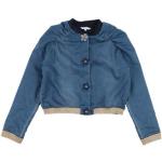 Blaue Bestickte Marc Jacobs Gefütterte Kinderjeansjacken aus Baumwolle für Mädchen 