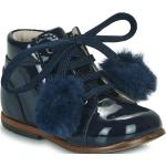 Blaue Lack-Optik Little Mary High Top Sneaker & Sneaker Boots aus Leder für Kinder Größe 23 