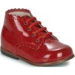 Rote Lack-Optik Little Mary Vivaldi High Top Sneaker & Sneaker Boots aus Leder für Kinder Größe 23 