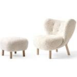 Weiße Skandinavische &tradition Lounge Sessel mit Kopenhagen-Motiv aus Eiche 