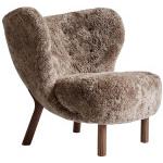 Skandinavische &tradition Lounge Sessel mit Kopenhagen-Motiv aus Holz 