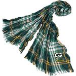 Littlearth Unisex Schal NFL Green Bay Packers Crinkle Scarf Plaid, Teamfarbe, 70" x 25"