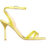 Gelbe Liu Jo Karree High Heels & Stiletto-Pumps aus Leder für Damen Größe 37 