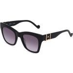 Schwarze Liu Jo Quadratische Sonnenbrillen mit Sehstärke aus Kunststoff für Damen 