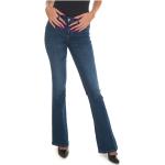 Reduzierte Blaue Liu Jo Jeans-Schlaghosen mit Reißverschluss aus Baumwolle für Damen 