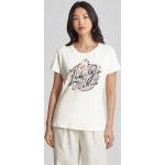 Weiße Liu Jo T-Shirts aus Baumwolle für Damen Größe S 