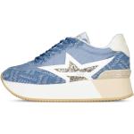 Blaue Liu Jo High Top Sneaker & Sneaker Boots mit Strass für Damen Größe 37 