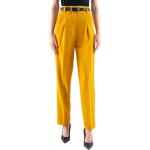 Reduzierte Gelbe Gesteppte Liu Jo Jeans Tapered Jeans mit Reißverschluss aus Denim für Damen Größe S 