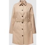 Sandfarbene Liu Jo Trenchcoats aus Polyester für Damen Größe M für den für den Herbst 