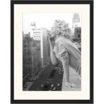 Schwarze Marilyn Monroe New York Bilder mit Rahmen 