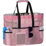 Rosa Strandtaschen & Badetaschen mit Reißverschluss klappbar für Herren klein 